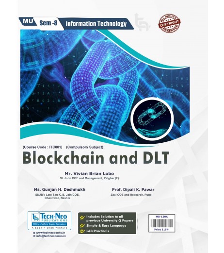 Blockchain & DLT Final year Sem 8 IT Engg Techneo Publication